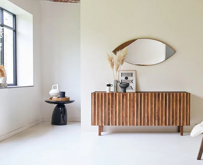 Indore Solid Wood Sideboard Cabinet - Sideboard - Furniselan