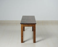 Jaipur Sheesham Wood 2 Seater Dining Bench for Living Room - Bench - Furniselan - Teak-Finish