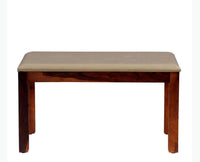 Jaipur Sheesham Wood 4 Seater Dining Table Set with 2 Chair & Bench For Dining Room - Dining Set - Furniselan - Rosewood-Fine-Finish