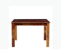 Jaipur Sheesham Wood 4 Seater Dining Table Set with 2 Chair & Bench For Dining Room - Dining Set - Furniselan - Teak-Finish