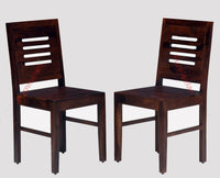 Jaipur Sheesham Wood 4 Seater Dining Table Set with 4 Chair for Dining Room - Dining Set - Furniselan - Rosewood-Fine-Finish