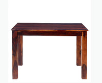 Jaipur Sheesham Wood 4 Seater Dining Table Set with 4 Chair for Dining Room - Dining Set - Furniselan - Rosewood-Fine-Finish