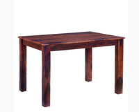 Jaipur Sheesham Wood 4 Seater Dining Table Set with 4 Chair for Dining Room - Dining Set - Furniselan - Rosewood-Fine-Finish