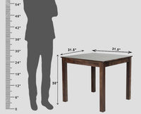 Jaipur Sheesham Wood 4 Seater Dining Table Set with 4 Chair for Dining Room - Dining Set - Furniselan - Grey-Finish