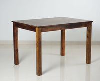 Jaipur Sheesham Wood 4 Seater Dining Table Set with 4 Chair for Dining Room - Dining Set - Furniselan - Teak-Finish