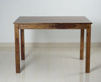 Jaipur Sheesham Wood 4 Seater Dining Table Set with 4 Chair for Dining Room - Dining Set - Furniselan - Teak-Finish