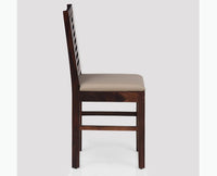 Jaipur Sheesham Wood 4 Seater Dining Table Set with 4 Chair for Dining Room - Dining Set - Furniselan - Rosewood-Fine-Finish
