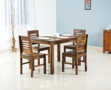 Jaipur Sheesham Wood 4 Seater Dining Table Set with 4 Chair for Dining Room