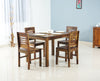 Jaipur Sheesham Wood 4 Seater Dining Table Set with 4 Chair for Dining Room - Dining Set - FurniselanFurniselan