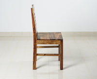 Jaipur Sheesham Wood 6 Seater Dining Table Set with 4 Chair & Becnch for Dining Room - Dining Set - Furniselan - Teak-Finish