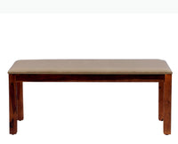 Jaipur Sheesham Wood 6 Seater Dining Table Set with 4 Chair & Becnch for Dining Room - Dining Set - Furniselan - Rosewood-Fine-Finish
