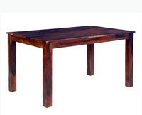 Jaipur Sheesham Wood 6 Seater Dining Table Set with 4 Chair & Becnch for Dining Room - Dining Set - Furniselan - Rosewood-Fine-Finish