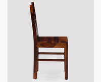 Jaipur Sheesham Wood 6 Seater Dining Table Set with 6 Chair for Dining Room - Dining Set - Furniselan - Maple-Finish
