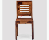 Jaipur Sheesham Wood Dining Chair Set of Two - Dining Chair - Furniselan - Teak-Finish