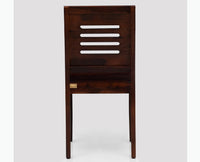Jaipur Sheesham Wood Dining Chair Set of Two - Dining Chair - Furniselan - Rosewood-Fine-Finish