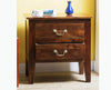 Jalandhar Wooden Two Drawers Bedside Table - Bedside Table - FurniselanFurniselan