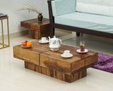 Kota Sheesham Wood Coffee Table With Two Drawers