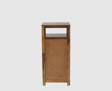 Krishna Solid Wood Tall 4 Drawer Chest Of Drawer - Chest of Drawer - Furniselan - Teak-Finish