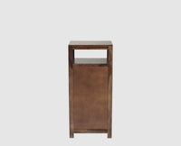 Krishna Solid Wood Tall 4 Drawer Chest Of Drawer - Chest of Drawer - Furniselan - Grey-Finish
