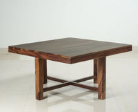La Paz Sheesham Wood Coffee Table Set with Four Stools - Stools - Furniselan - Teak-Finish