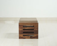 La Paz Sheesham Wood Coffee Table Set with Four Stools - Stools - Furniselan - Teak-Finish