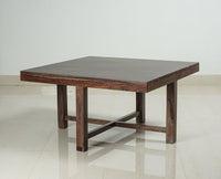 La Paz Sheesham Wood Coffee Table Set with Four Stools - Stools - Furniselan - Grey-Finish