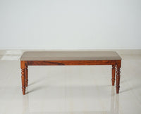 Madurai Sheesham Wood 3 Seater Dining Bench for Living Room - Bench - Furniselan - Maple-Finish