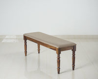 Madurai Sheesham Wood 3 Seater Dining Bench for Living Room - Bench - Furniselan - Teak-Finish