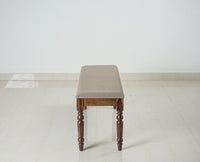 Madurai Sheesham Wood 3 Seater Dining Bench for Living Room - Bench - Furniselan - Teak-Finish