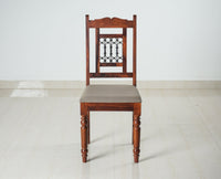 Madurai Sheesham Wood 6 Seater Dining Table Set with 6 Chair for Dining Room - Dining Set - Furniselan - Maple-Finish