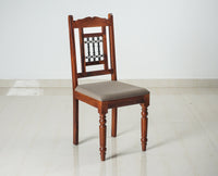 Madurai Sheesham Wood 6 Seater Dining Table Set with 6 Chair for Dining Room - Dining Set - Furniselan - Maple-Finish