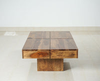 Malang Sheesham Wood Coffee Table - Coffee Table - Furniselan - Rustic-Teak-Finish