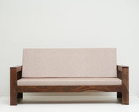 Moscow Sheesham Wood 5 Seater Sofa With Coffee Table-3+2+Table - sofa - Furniselan - Grey-Finish