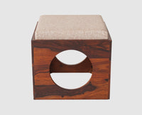 Nagpur Coffee Table with 4 Stools - Coffee Table - Furniselan - Maple-Finish