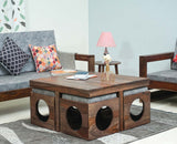 Nagpur Coffee Table with 4 Stools