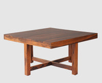 Nagpur Coffee Table with 4 Stools - Coffee Table - Furniselan - Maple-Finish