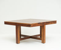 Nagpur Coffee Table with 4 Stools - Coffee Table - Furniselan - Teak-Finish
