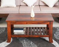 Nagpur Wooden Coffee Table - Coffee Table - Furniselan - Maple-Finish