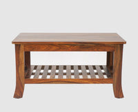 Nagpur Wooden Coffee Table - Coffee Table - Furniselan - Teak-Finish