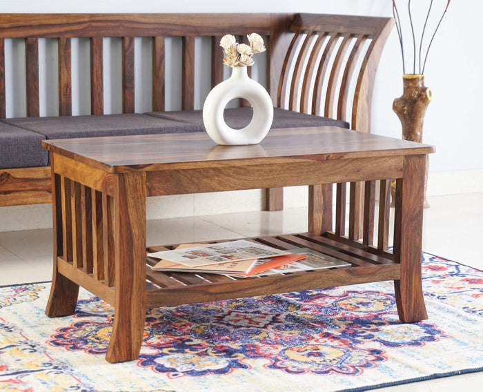Nagpur Wooden Coffee Table - Coffee Table - Furniselan
