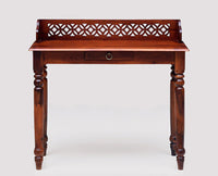 Nashik Solid Wood Study Table with One Drawer Furniselan - Maple-Finish