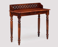Nashik Solid Wood Study Table with One Drawer Furniselan - Maple-Finish