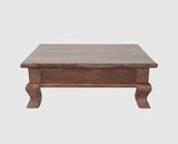 Navratri Wooden Pooja Chowki - Furniselan - Grey-Finish