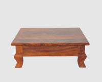 Navratri Wooden Pooja Chowki - Furniselan - Maple-Finsh