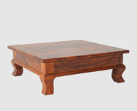 Navratri Wooden Pooja Chowki - Furniselan - Maple-Finsh