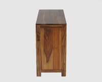 Negro Sheesham Wood Sidebaord with Two Drawers & Doors - Sideboard - Furniselan