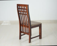 Oslo Sheesham Wood 6 Seater Dining Table Set with 4 Chair & 1 Bench for Dining Room - Dining Set - Furniselan - Rosewood-Fine-Finish
