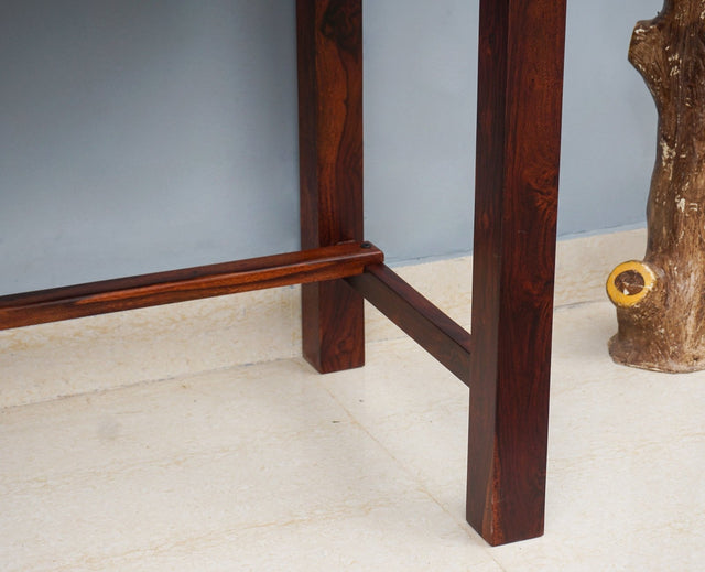 Oslo Solid Wood Study Table with Four Drawer - Study Table - Furniselan - Maple-FinishStudy Table - Furniselan