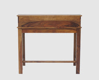 Oslo Solid Wood Study Table with Four Drawer - Study Table - Furniselan - Teak-Finish