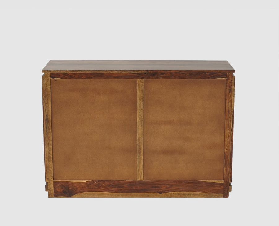Panama Sheesham Wood Three Drawer one Door Sidebaord - Sideboard - Furniselan